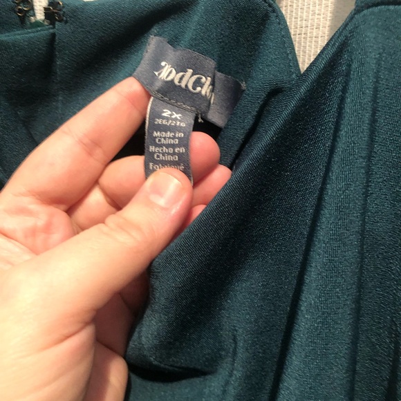 MODCLOTH Overall Winner Jumper Highwaisted Adjustertable Green Women’s 2X - Picture 5 of 8